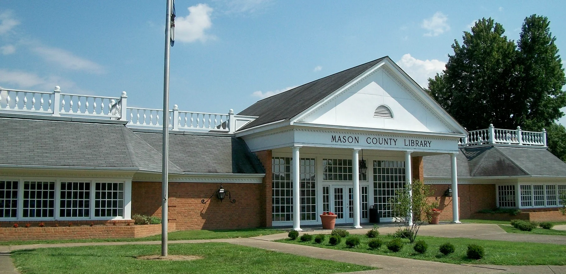 Mason County Library building in Point Pleasant, West Virginia